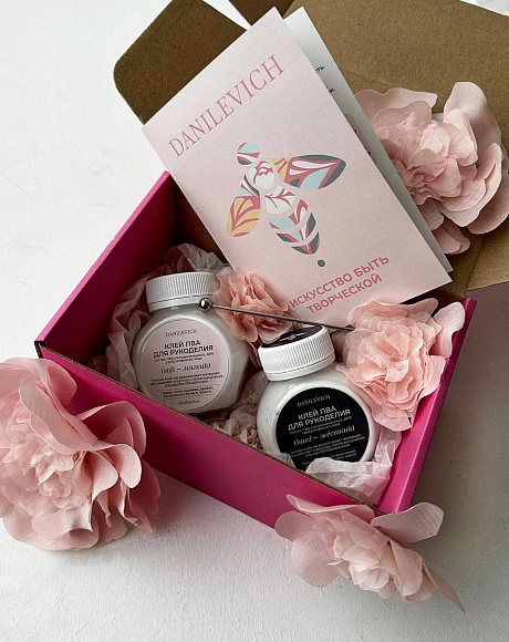 Подарочный набор "Клей для творчества Софт+Хард"