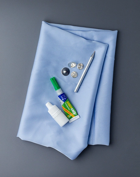 Набор для цветоделия "Цветы Молли" голубой дым