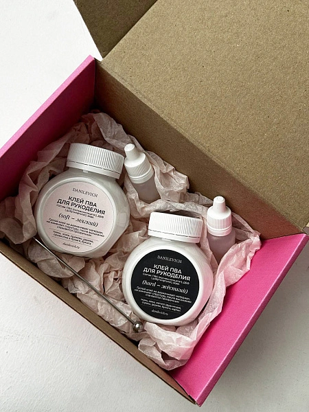 Подарочный набор "Клей для творчества Софт+Хард"