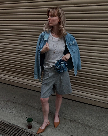 Цветок из Denim