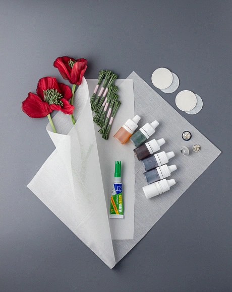 Набор для цветоделия "Красный мак"