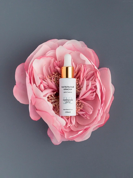 Приправа Роза - Капельная краска для шёлковой флористики