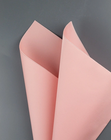 Обработанный шёлк  "Армани" розовый персик 50*50 см