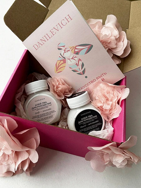 Подарочный набор "Клей для творчества Софт+Хард"