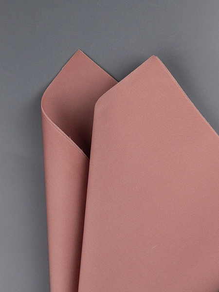 Обработанный шёлк  "Армани" тёмная пудра 50*50 см