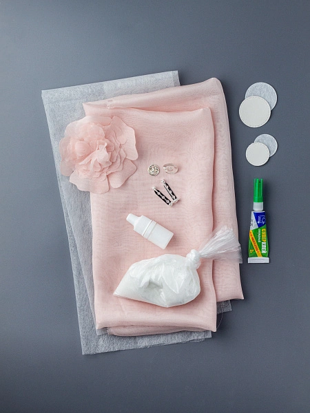 Набор для цветоделия "Цветы Элли" персиковый сахар