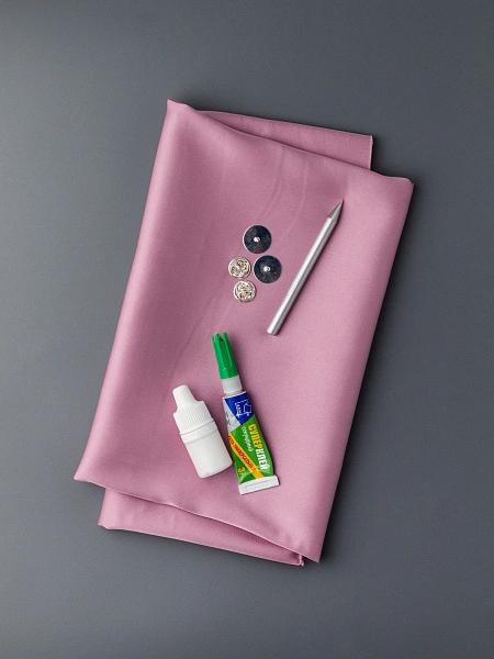 Набор для цветоделия "Цветы Молли" холодный розовый