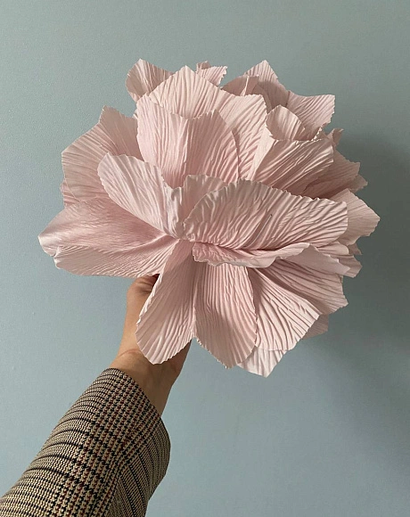 Красочная 3D-роза на сетчатой ​​ткани для выпускного платья в ярдах - OneYard