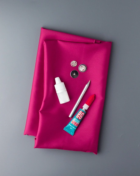 Набор для цветоделия "Цветы Молли" фуксия