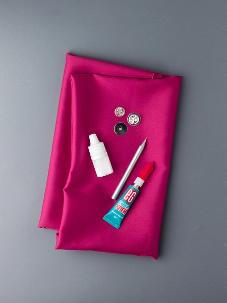 Набор для цветоделия "Цветы Молли" фуксия