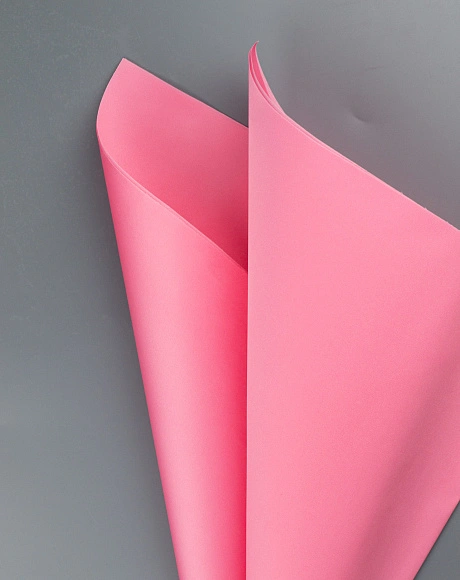 Обработанный шёлк  "Армани" розовый яркий 50*50 см