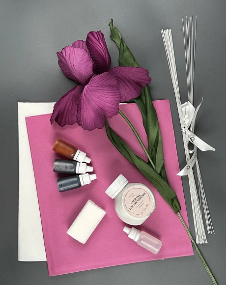 Набор материалов для мастер-класса интерьерный «Ирис Марсель»