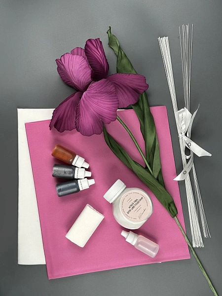 Набор материалов для мастер-класса интерьерный «Ирис Марсель»