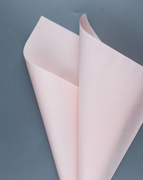 Обработанный шёлк  "Армани" нежно-розовый 50*50 см